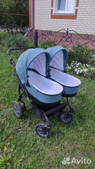 Коляска для двойни 3 в 1 Mikado Tween