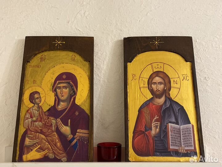 Греческие иконы. Венчальная пара