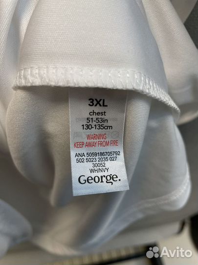 Поло 3XL размер футболка спортивная George