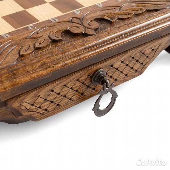 Шахматы резные в ларце с ящиками 50, Haleyan 63095