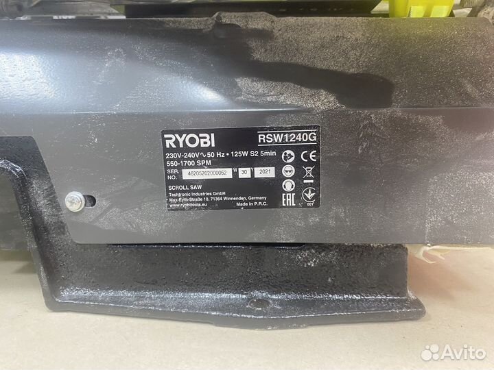 Станок лобзиковый Ryobi RSW1240G