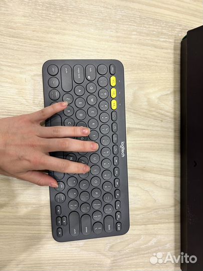 Беспроводная клавиатура logitech k380, темно-серый