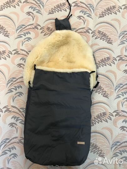 Конверт из натуральной овчины Mansita Mini. Серый