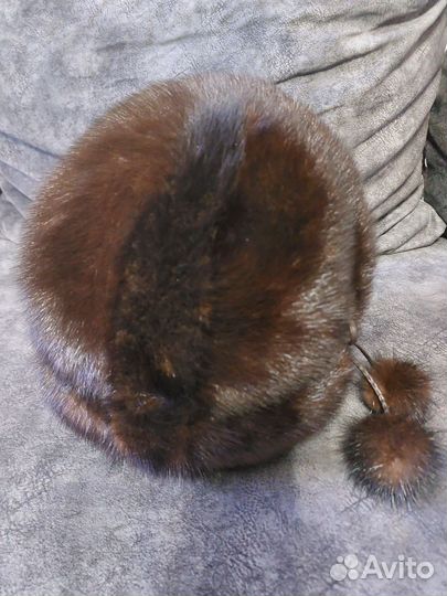 Шапка норковая женская
