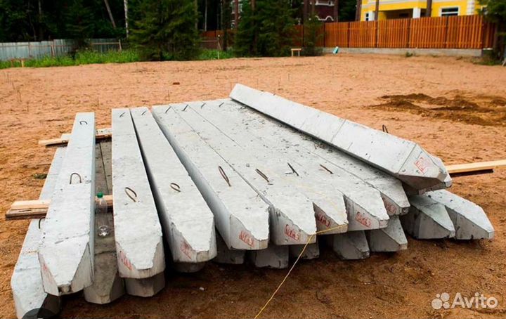 Сваи жби с установкой