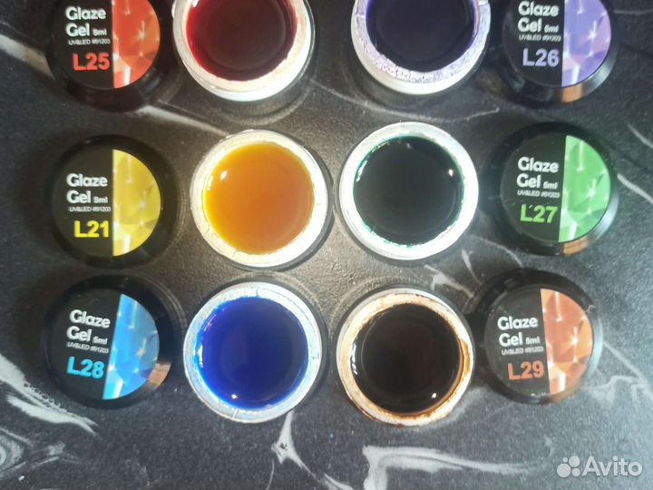 Гель цветной прозрачный