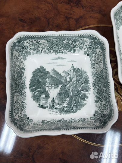 Салатник 22см villeroy boch burgenland зеленый