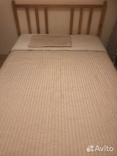 Покрывало IKEA Karit 180х260 бежево-серый