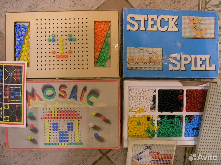 Гдр СССР Настольные игры Пазл Мозаика Конструктор