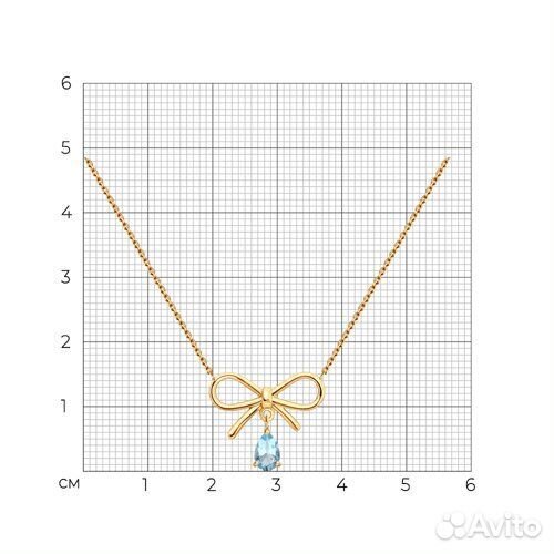 Колье sokolov из золота, 770493, р.40