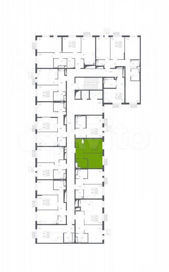 1-к. квартира, 31,7 м², 17/17 эт.