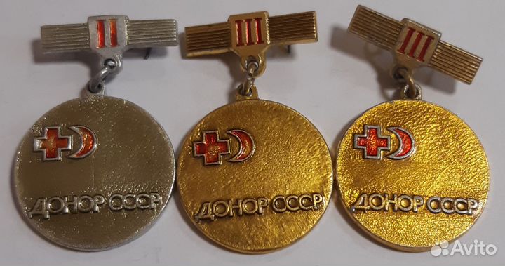 Значок Донор СССР