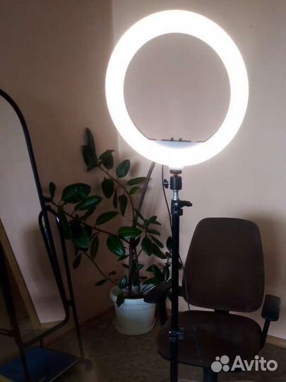 Кольцевая лампа на 32 со штативом