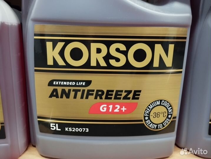 Антифриз korson G12 красный