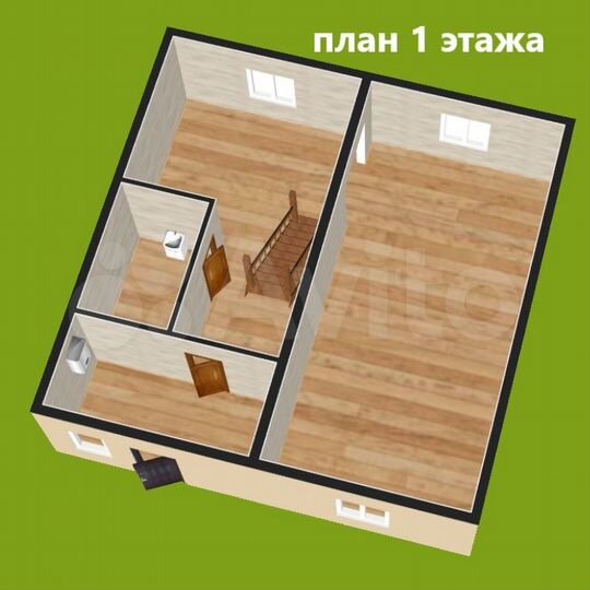 Дом 143,7 м² на участке 7,7 сот.