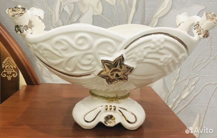 Ваза фруктовница фарфоровая