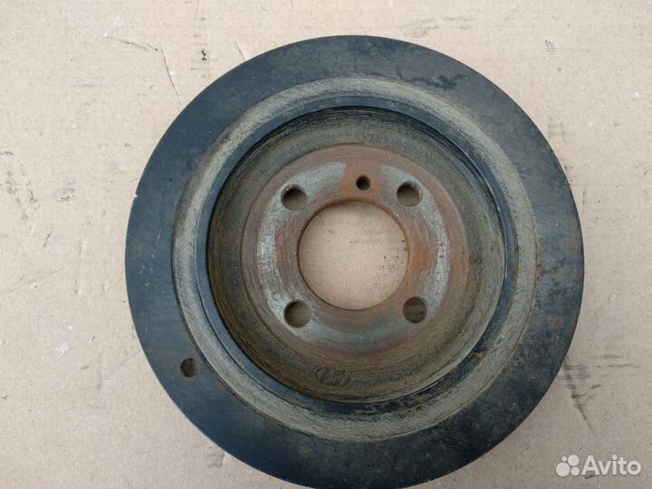 Шкив коленвала D4EA, 2.0 CRDi, Hyundai, Kia