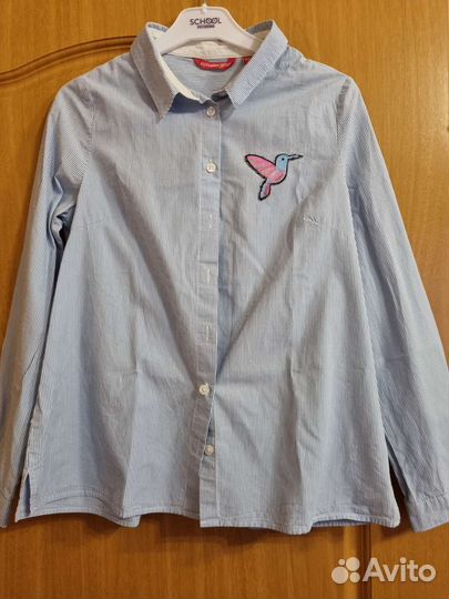 Блузки пакетом для девочки школьные