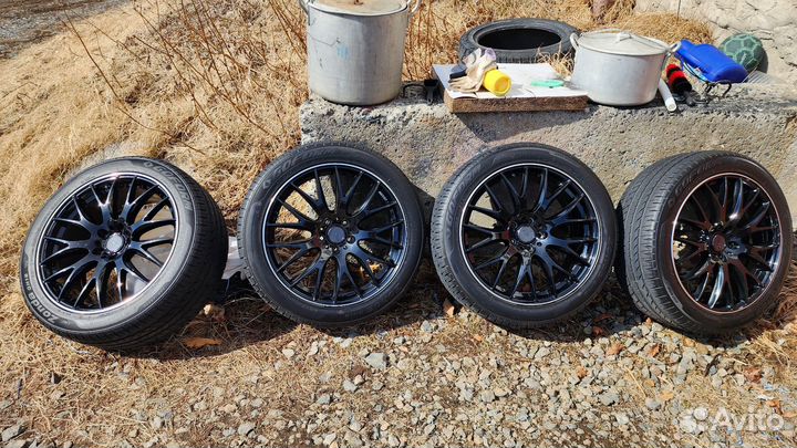 Продам комплект колес rays Homura 2x9 R20