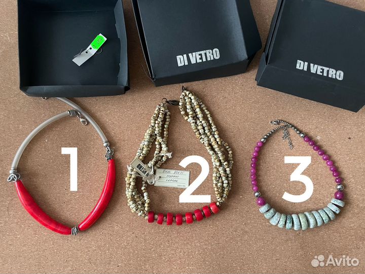 Чокер колье муранское стекло Di Vetro