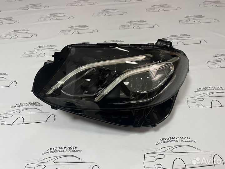 Левая передняя фара Mercedes W213 high performance