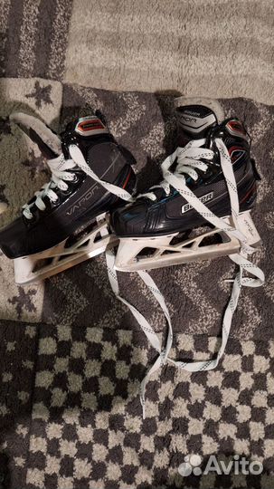 Вратарские коньки bauer детские