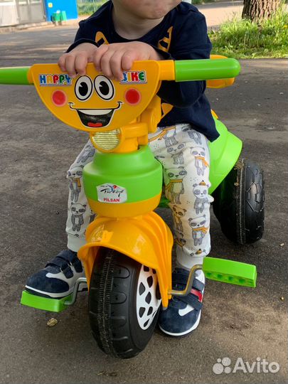 Трехколесный велосипед с родительской ручкой