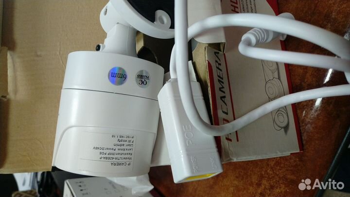 Камера видеонаблюдения poe, 3mp, 6mm