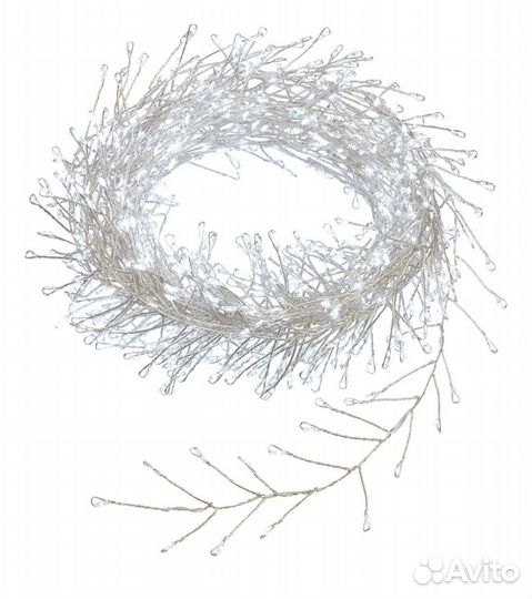 Кластерная гирлянда (нить) 720 LED, холодный белый