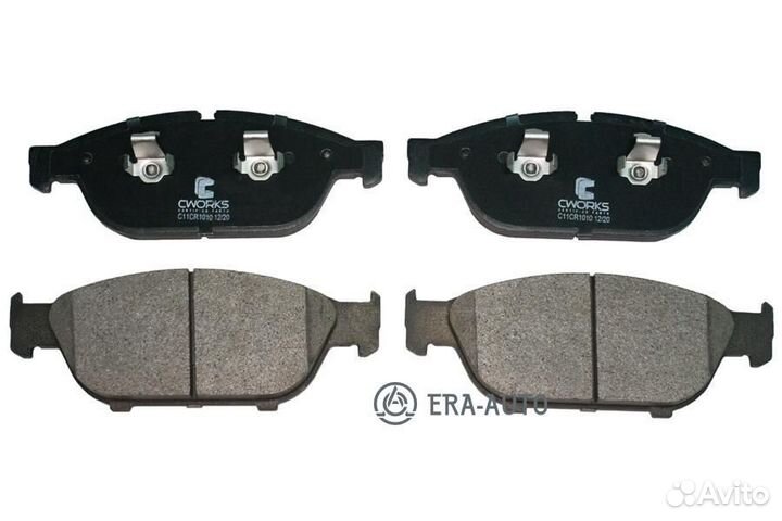 Cworks C11CR1010 Тормозные колодки передние Low Metallic C11CR1010