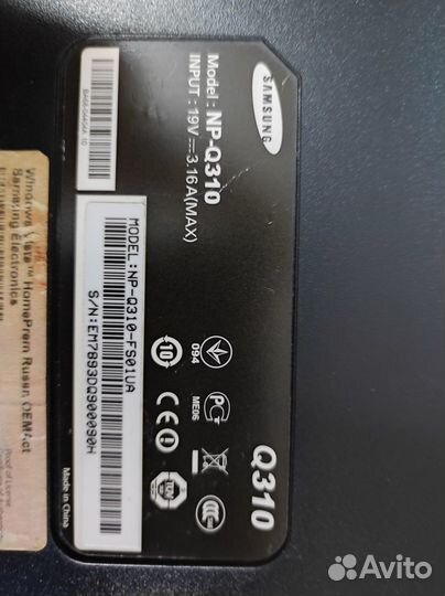 Ноутбук Samsung NP-Q310