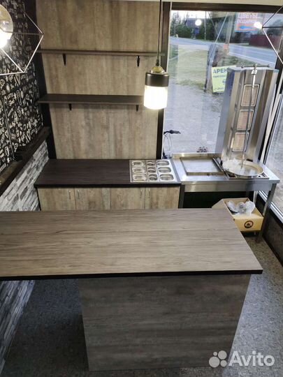 Стойка для шавермы. Линия раздачи. Прилавок