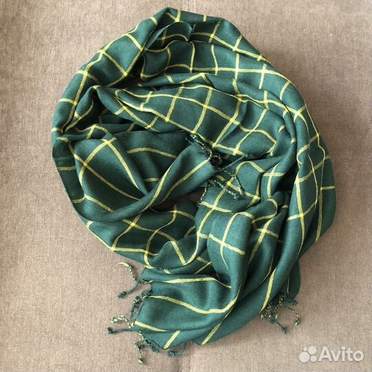 Палантин новый, шерсть, Индия