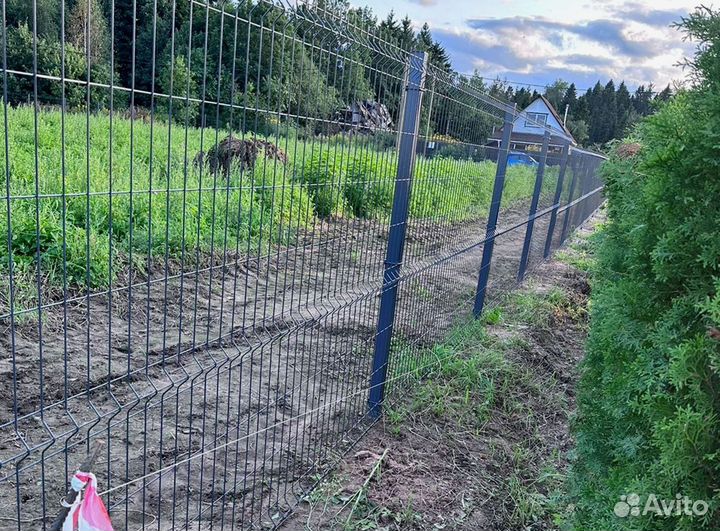 Забор сетка 3Д