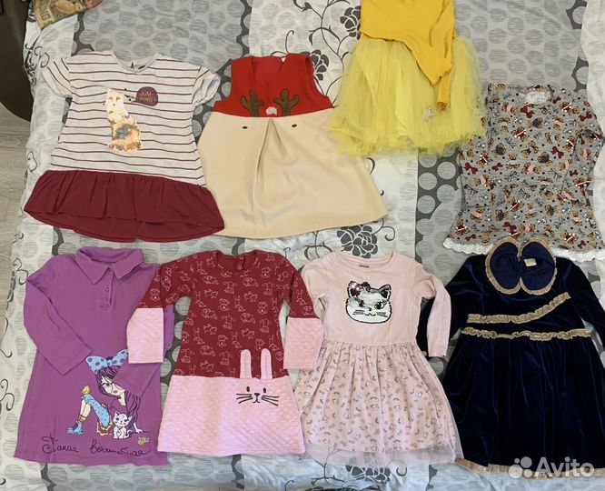 Вещи пакетом для девочки 98 104