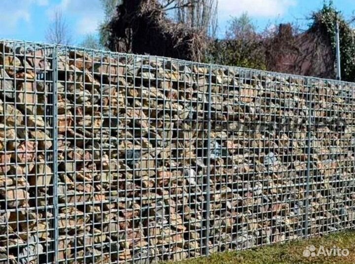 Сетка для габионов. Готовые габионы