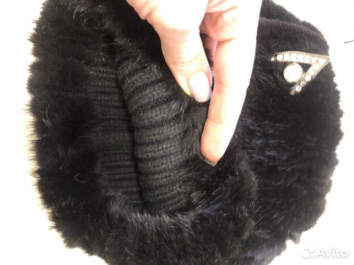 Шапка норковая женская