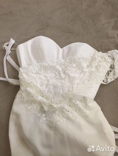 Свадебное платье рыбка