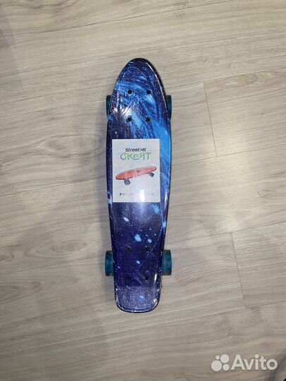 Пенни борд светящийся, длина 55 см, ширина 15 см