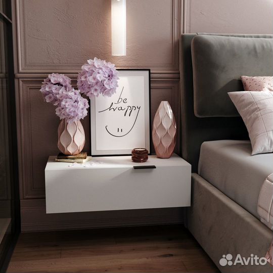 Тумба подвесная Loft Luce прикроватная