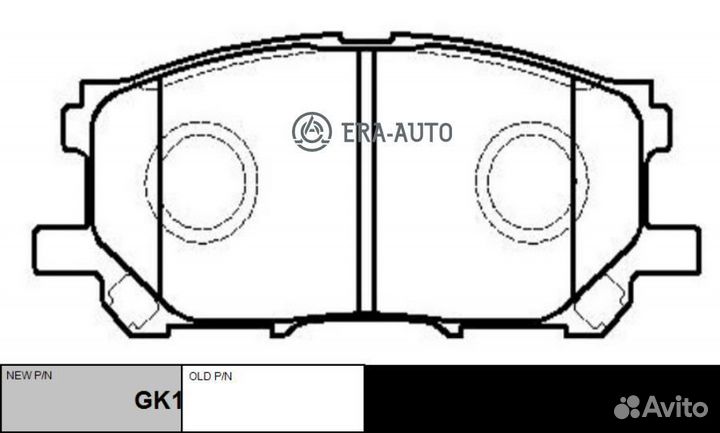 CTR GK1059 / CKT-45 Колодки тормозные дисковые пер