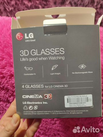 3Д очки для телевизора LG