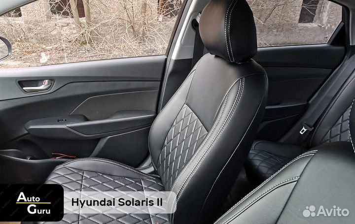 Чехлы на Hyundai Solaris 2