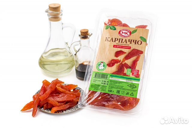 Карпаччо из мяса птицы