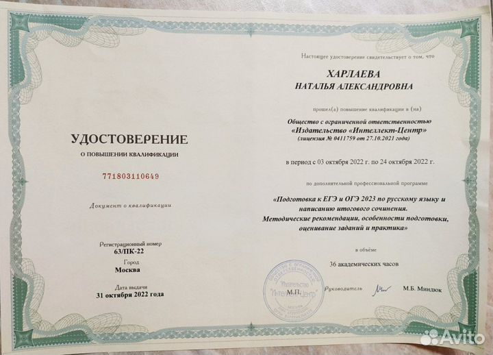 Подготовка к егэ / огэ. Русский язык. Репетитор