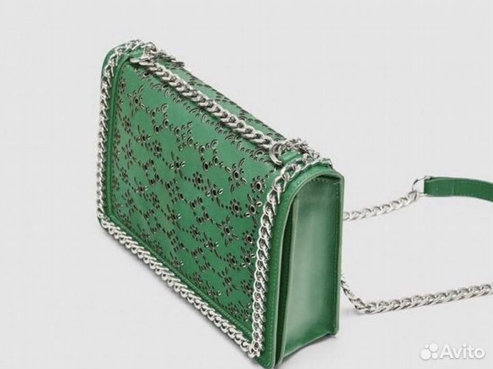 Zara Woman сумка из натуральной кожи