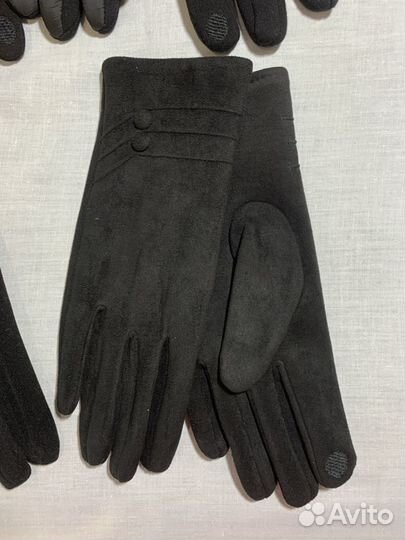 Перчатки женские новые текстиль