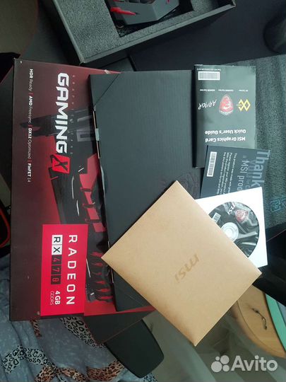 Видеокарта msi amd rx470 gaming x 4gb