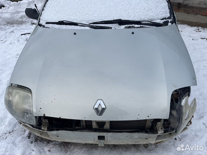 Капот renault clio 2