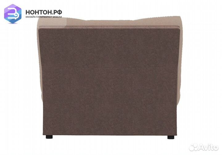 Кресло книжка Вега-16 бежевое / коричневое